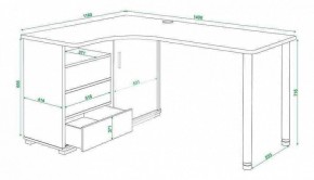 Стол письменный Домино СР-145СМ в Тавде - tavda.mebel24.online | фото 5