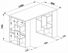 Стол письменный СПм-15 в Тавде - tavda.mebel24.online | фото 2