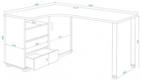 Стол письменный СР-145СМ в Тавде - tavda.mebel24.online | фото 2