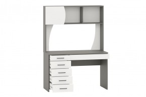 Стол рабочий СИГМА (графит/белый) в Тавде - tavda.mebel24.online | фото 2