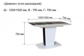 Стол раскладной "Домино " в Тавде - tavda.mebel24.online | фото 10