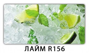Стол раздвижной Бриз лайм R156 Цветы R044 в Тавде - tavda.mebel24.online | фото 4