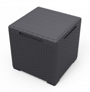 Стол с функцией хранения Виго (Vigo storage box) графит в Тавде - tavda.mebel24.online | фото 2