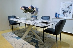 Стол VICENZA 220 BULGARI WHITE, керамика / белый, ®DISAUR в Тавде - tavda.mebel24.online | фото 12