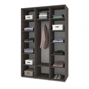 СТОУН С32 Шкаф 3-х створчатый (анкор темный/анкор светлый) в Тавде - tavda.mebel24.online | фото 3