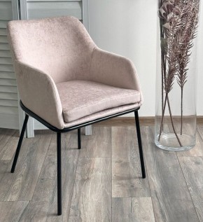 Стул АЛИСТЕР, цвет RAIN 2 какао велюр / черный каркас М-City в Тавде - tavda.mebel24.online | фото 3