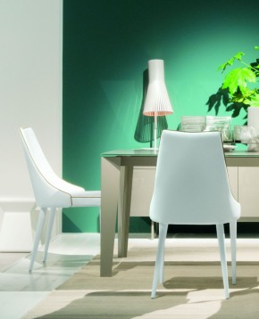 Стул CLARA 40.11 (TR505 white with sand cordonet, экокожа) в Тавде - tavda.mebel24.online | фото 2