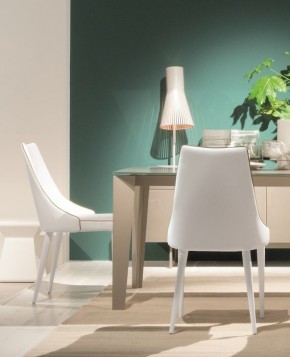 Стул CLARA 40.11 (TR505 white with sand cordonet, экокожа) в Тавде - tavda.mebel24.online | фото 3