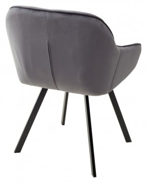 Стул GALE 360 град. поворот. BLUVEL-14 GREY, велюр/ черный каркас, М-City в Тавде - tavda.mebel24.online | фото 3