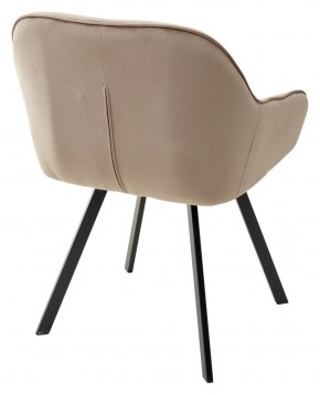 Стул GALE 360 град. поворот. BLUVEL-40 BEIGE, велюр/ черный каркас, М-City в Тавде - tavda.mebel24.online | фото 4