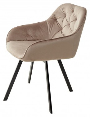 Стул GALE 360 град. поворот. BLUVEL-40 BEIGE, велюр/ черный каркас, М-City в Тавде - tavda.mebel24.online | фото 5