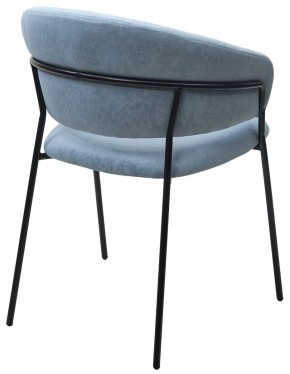 Стул ГЕММА, цвет RAIN 13 blue, велюр / черный каркас М-City в Тавде - tavda.mebel24.online | фото 9