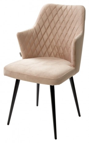 Стул HERMAN 360 град. БЕЖЕВЫЙ #5, велюр / черный каркас М-City в Тавде - tavda.mebel24.online | фото