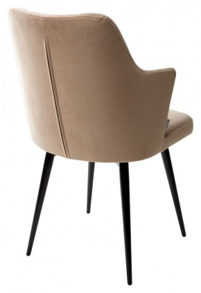 Стул HERMAN 360 град. БЕЖЕВЫЙ #5, велюр / черный каркас М-City в Тавде - tavda.mebel24.online | фото 4