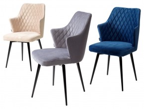 Стул HERMAN 360 град. БЕЖЕВЫЙ #5, велюр / черный каркас М-City в Тавде - tavda.mebel24.online | фото 7