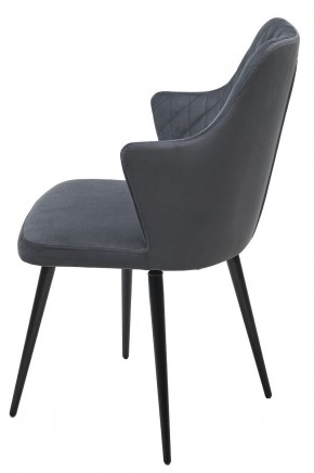 Стул HERMAN 360 град. BM-3 ТЕМНО-СЕРЫЙ, велюр / черный каркас М-City в Тавде - tavda.mebel24.online | фото 6