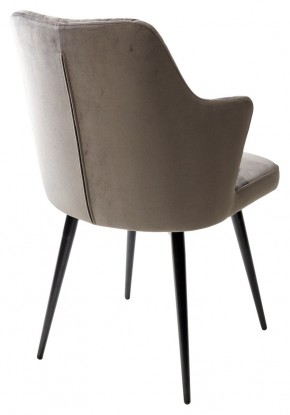 Стул HERMAN 360 град. ГРАФИТ #14, велюр / черный каркас М-City в Тавде - tavda.mebel24.online | фото 5