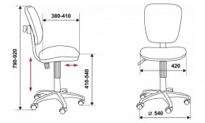 Стул компьютерный Бюрократ CH-204NX/26-28 черный в Тавде - tavda.mebel24.online | фото