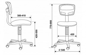 Стул компьютерный Бюрократ CH-299NX/15-21 черный в Тавде - tavda.mebel24.online | фото