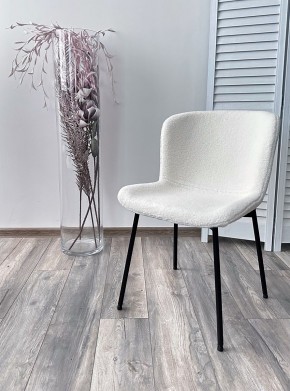 Стул RIYA UF992-01 Белый, teddy / черный каркас М-City в Тавде - tavda.mebel24.online | фото 3