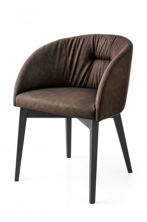 Стул ROSIE SOFT CB/1910, BCH P132 GRAPHITE/ VENICE S0G SOIL BROWN в Тавде - tavda.mebel24.online | фото