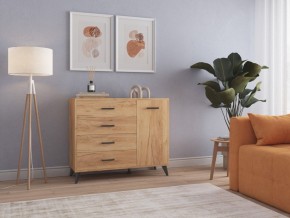СВЕТЛАНА LOFT Комод-тумба  (дуб золотой) в Тавде - tavda.mebel24.online | фото 3