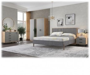 СВЕТЛАНА LOFT Спальный гарнитур (модульный) (дуб золотой/серый) в Тавде - tavda.mebel24.online | фото