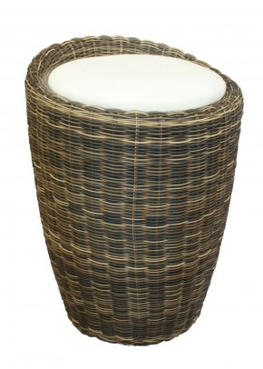 Табурет с местом для хранения LM-1100Rattan, кремовый в Тавде - tavda.mebel24.online | фото