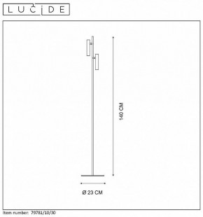 Торшер Lucide Philon 79781/10/30 в Тавде - tavda.mebel24.online | фото 4