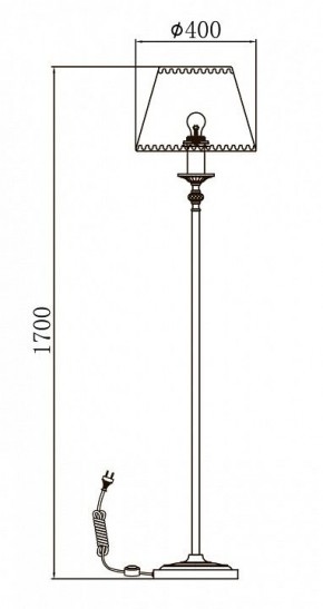 Торшер Maytoni Soffia RC093-FL-01-R в Тавде - tavda.mebel24.online | фото 3