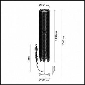 Торшер Odeon Light Chokka 5028/3F в Тавде - tavda.mebel24.online | фото 4