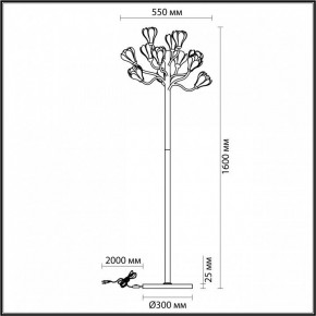 Торшер Odeon Light Gardi 5090/12F в Тавде - tavda.mebel24.online | фото 5