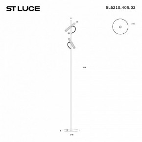 Торшер ST-Luce LILT SL6210.405.02 в Тавде - tavda.mebel24.online | фото 2