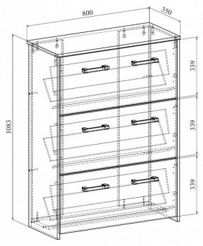 Тумба для обуви Агата АТ-1 в Тавде - tavda.mebel24.online | фото 4