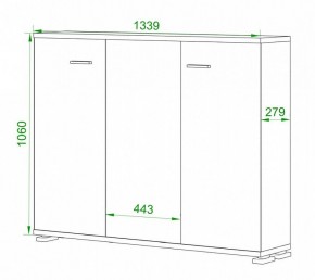 Тумба Домино нельсон ПУ-60-4 в Тавде - tavda.mebel24.online | фото 2