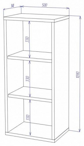 Тумба Домино СУ(ш1в1)+ФГ в Тавде - tavda.mebel24.online | фото 2