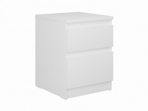 Тумба КАСТОР малая с двумя ящиками, цвет белый в Тавде - tavda.mebel24.online | фото