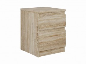 Тумба КАСТОР малая с двумя ящиками, цвет Дуб Сонома в Тавде - tavda.mebel24.online | фото