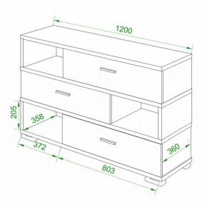 Тумба комбинированная Домино нельсон СБ-40/3 в Тавде - tavda.mebel24.online | фото 2