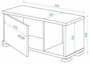 Тумба комбинированная Домино СБ-30/1 в Тавде - tavda.mebel24.online | фото 3