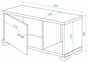 Тумба комбинированная СБ-30/1 в Тавде - tavda.mebel24.online | фото 2