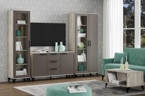 Тумба НМ 013.79 "Марсель" (Софт Графит/Дуб Крафт Серый) в Тавде - tavda.mebel24.online | фото 3
