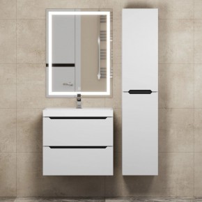 Тумба под раковину Uperwood Tanos 60 см, подвесная, белая/графит в Тавде - tavda.mebel24.online | фото 13
