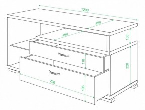 Тумба под ТВ Домино ТК-10 в Тавде - tavda.mebel24.online | фото 2