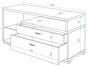 Тумба под ТВ Домино ТК-10М в Тавде - tavda.mebel24.online | фото 2