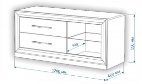 Тумба под ТВ Нобиле КА120 в Тавде - tavda.mebel24.online | фото 2
