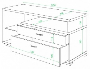 Тумба под ТВ ТК-10 М в Тавде - tavda.mebel24.online | фото 2