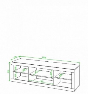 Тумба под ТВ Toivo Кон170 в Тавде - tavda.mebel24.online | фото 2