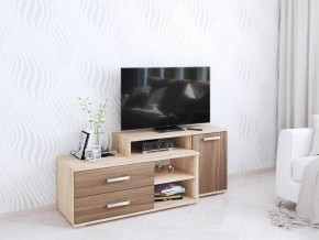 Тумба ТВ Парус-3 дуб сонома/ясень шимо в Тавде - tavda.mebel24.online | фото