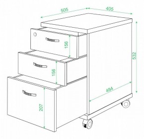 Тумбочка Домино нельсон ТС-2 в Тавде - tavda.mebel24.online | фото 2